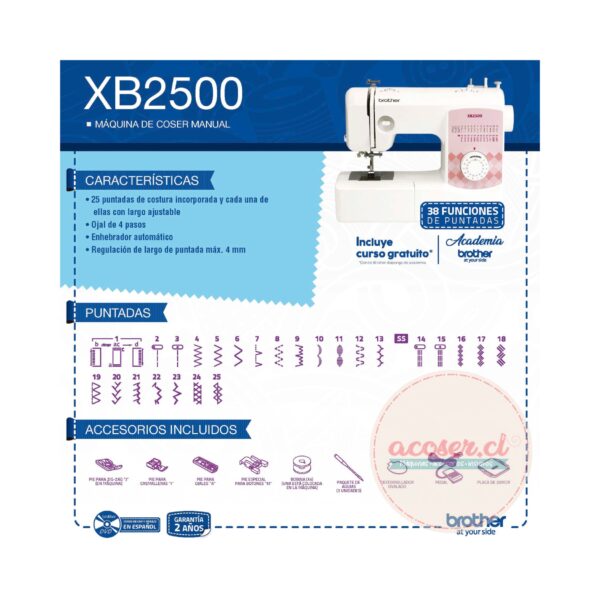 BROTHER XB2500 - Imagen 5