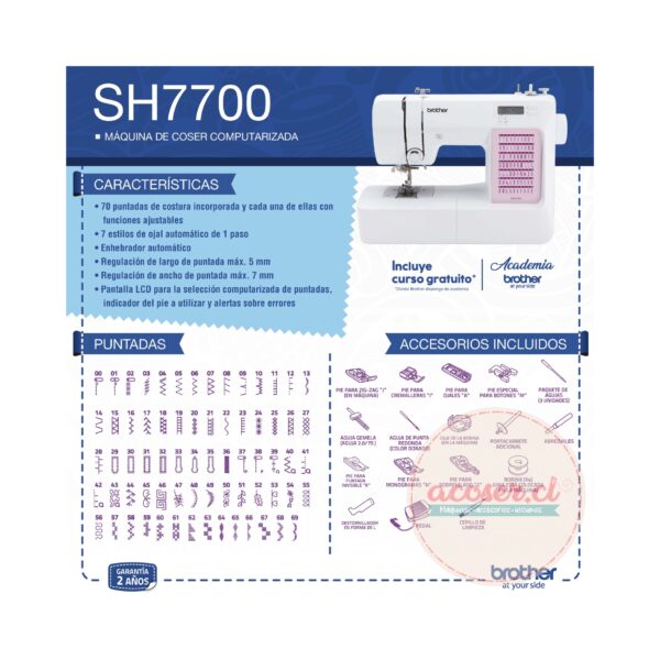 BROTHER SH7700 - Imagen 5