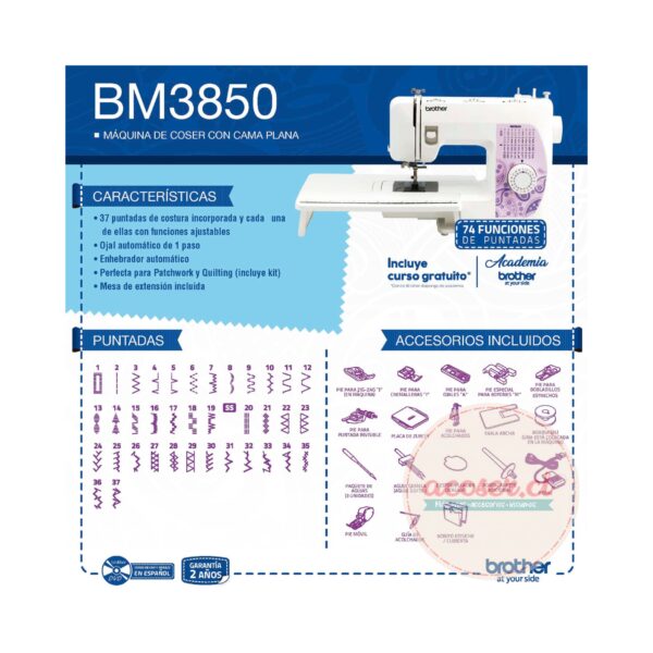 BROTHER BM3850 - Imagen 6